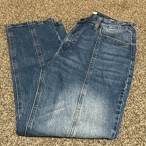 Cleo and Wolf High Rise Straight Jeans